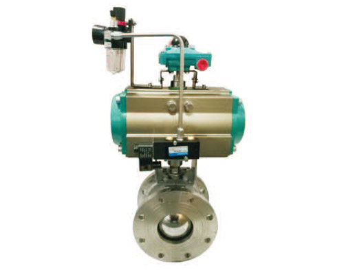 Q671F气动对夹球阀