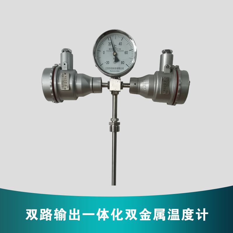 双路输出一体化双金属温度计